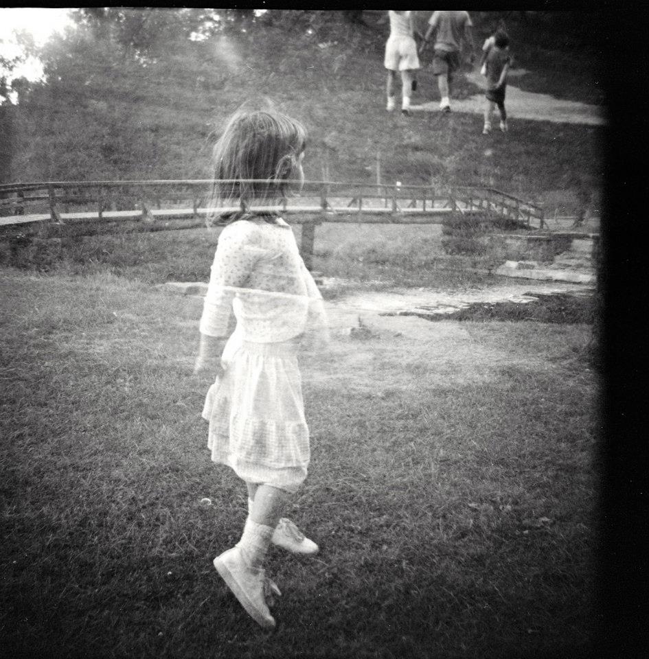 Double exposure from a holga camera.  Fairy tales and childhood fantasies capture this image