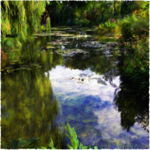 Monet Impressionist reflections